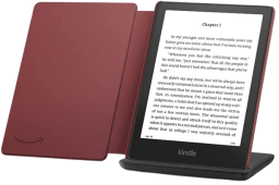amazon kindle paperwhite signature with charging dock and leather case