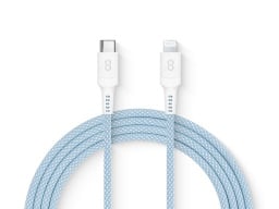 vibrance connect usb-c to lightning cable in blue
