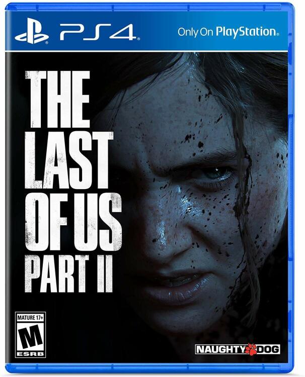 "The Last of Us Part II (PlayStation 4)" on a white background.