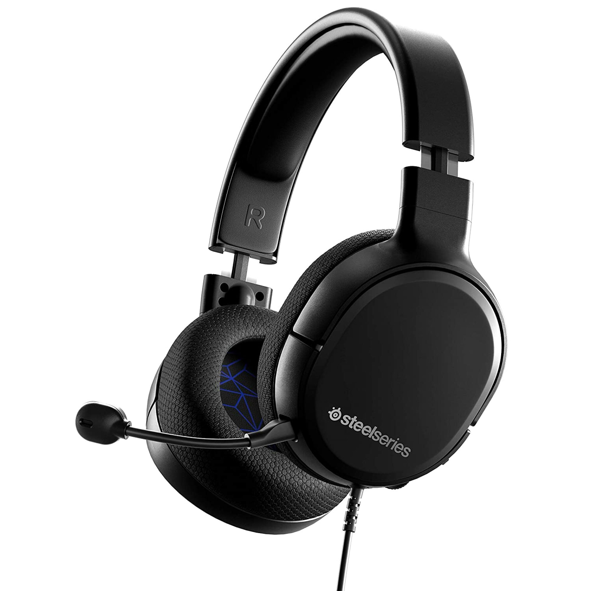 SteelSeries Arctis 1 Wired Gaming Headset on a white background.