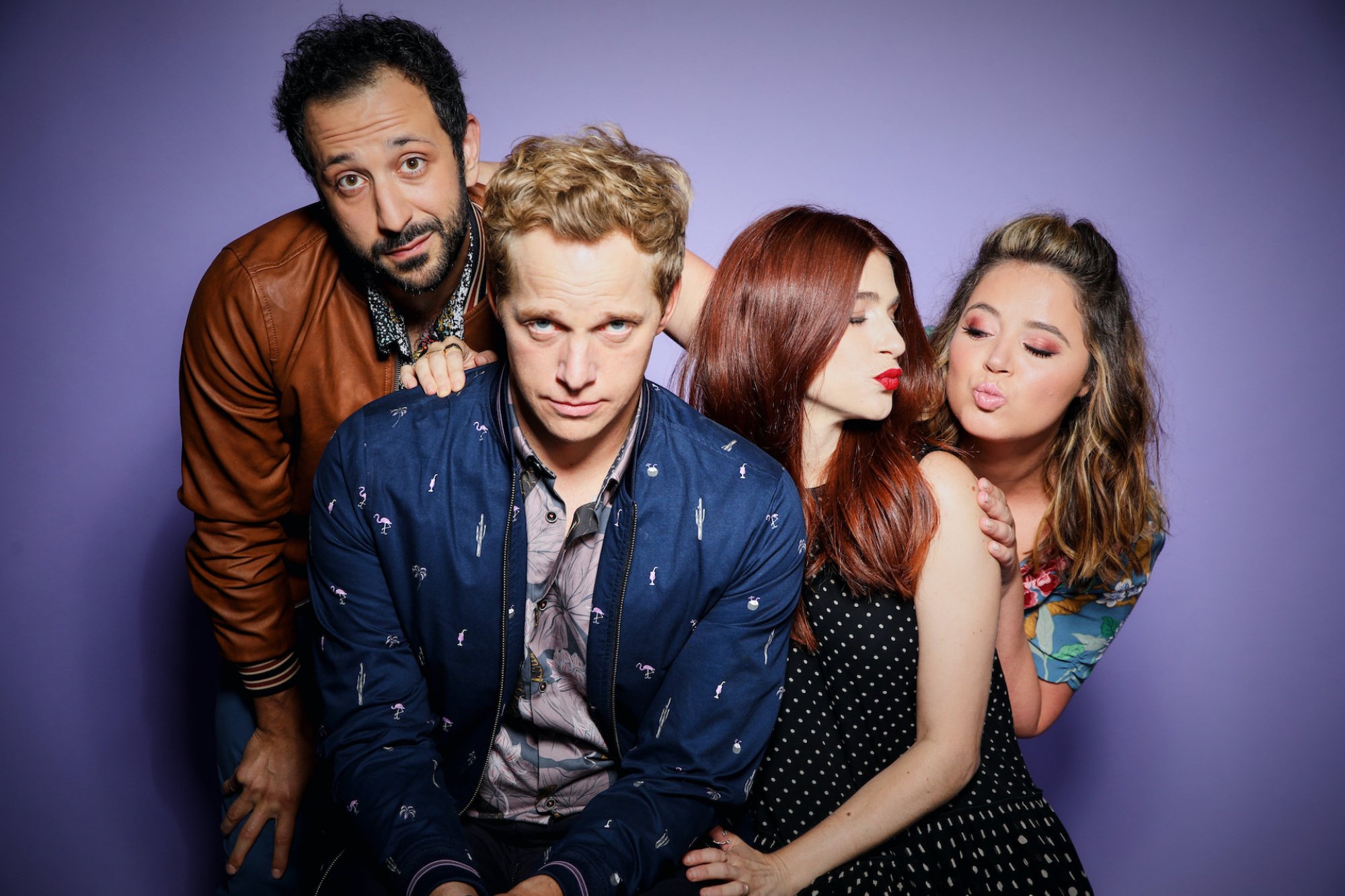 Desmin Borges, Chris Geere, Aya Cash, and Kether Donohue from "You're the Worst"