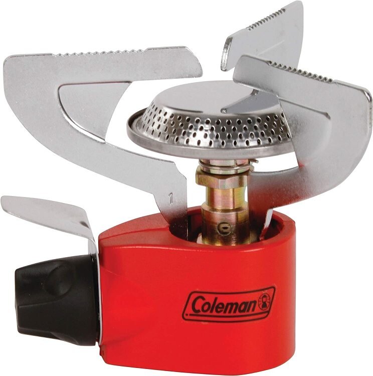 Coleman Classic Backpacking Stove on a white background.