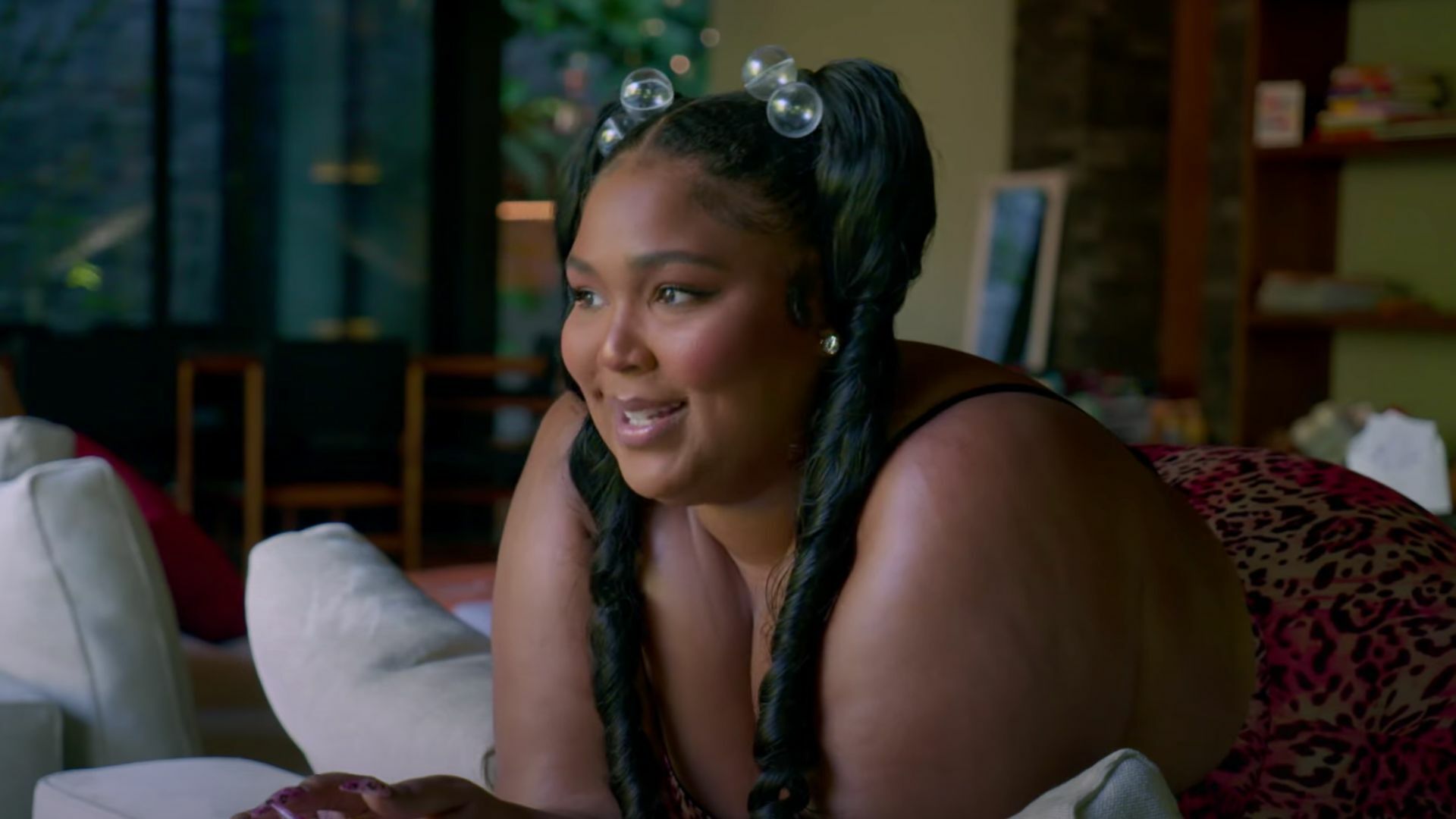 Lizzo in a still from the doc.