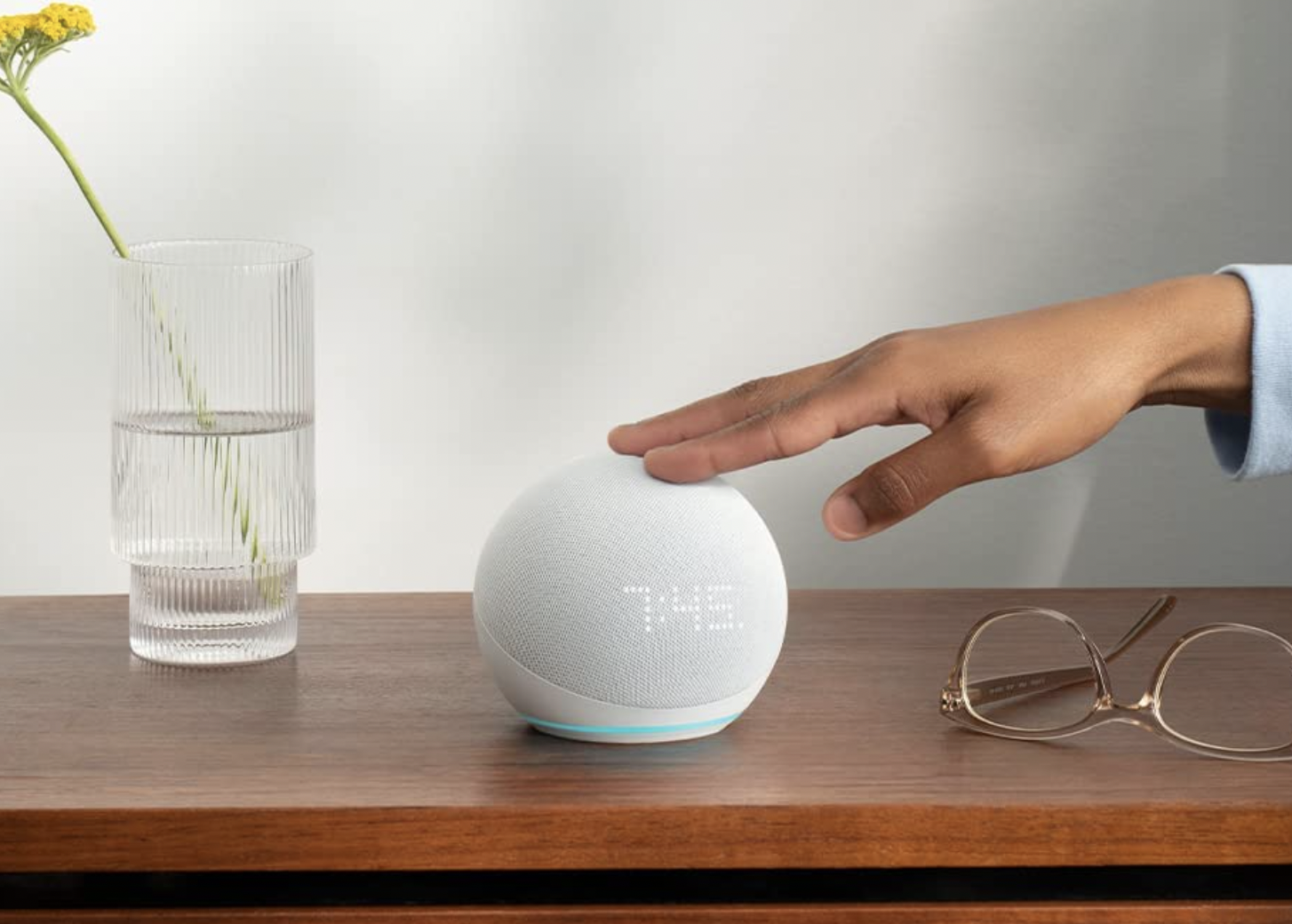 Echo Dot with clock smart speaker