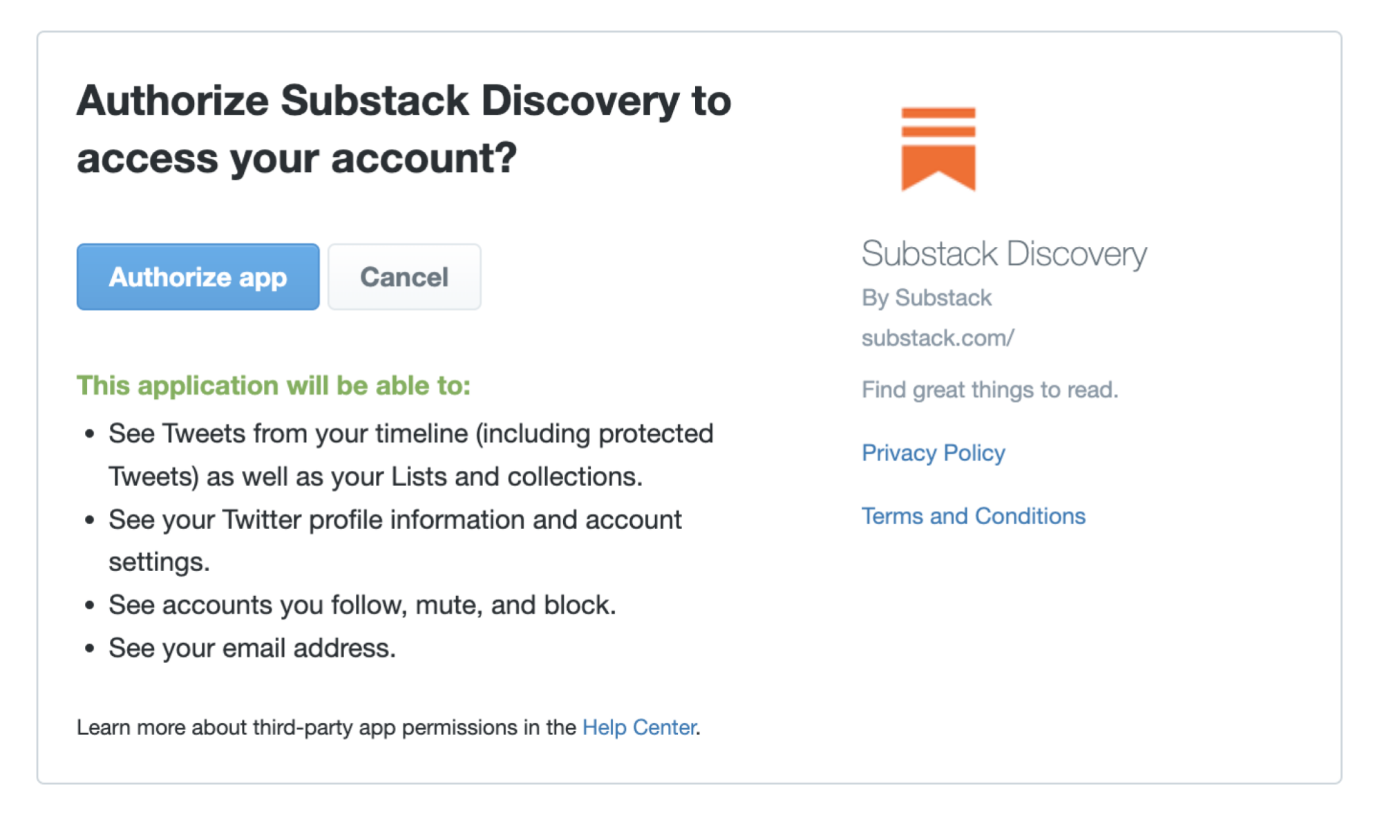 A screenshot of the sign up process.