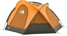 Orange and gray tent