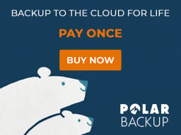 Polarbackup advert