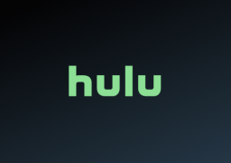 Hulu logo on black background