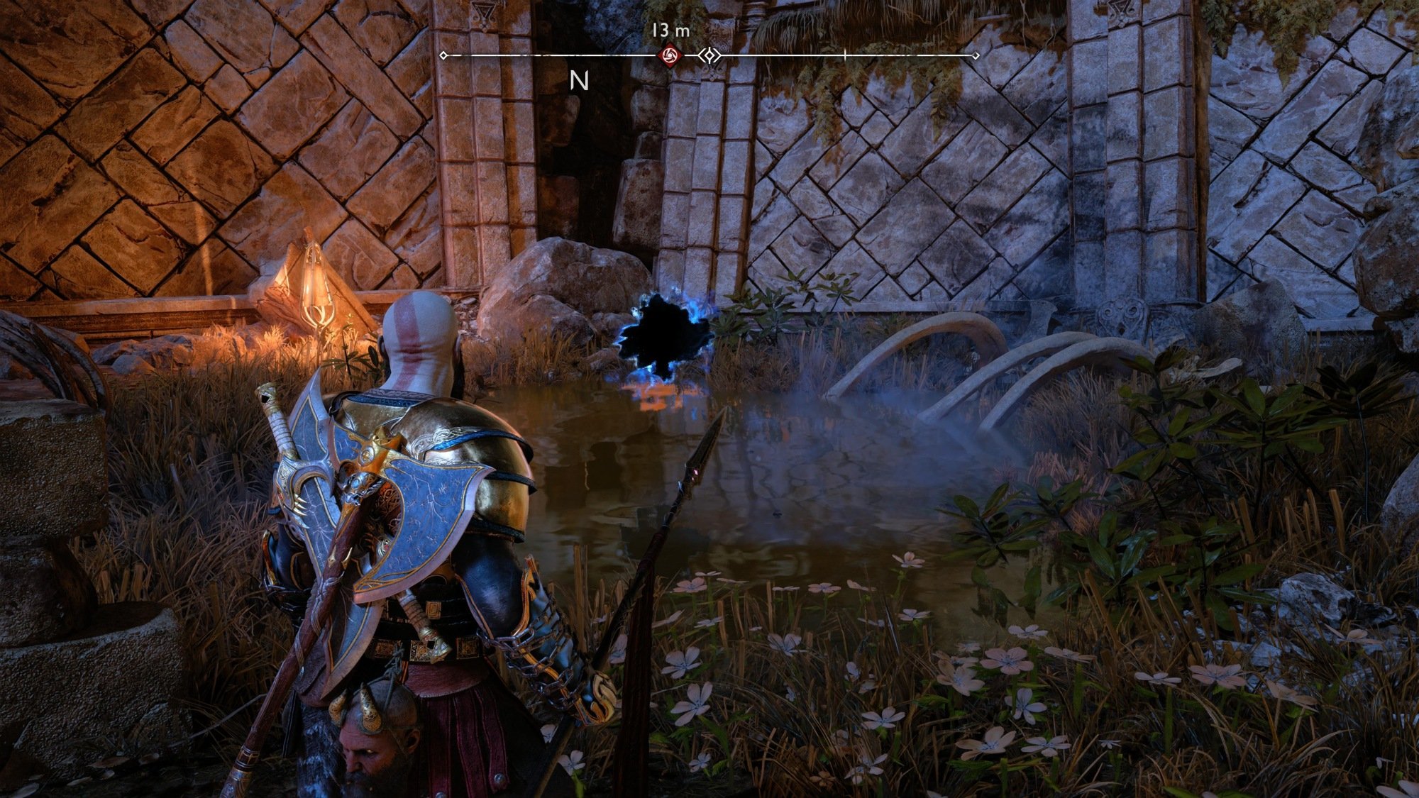 God of War Ragnarok worm portal