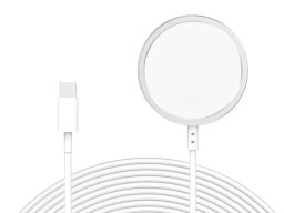 10Ft Magnetic Wireless USB-C Charging Cable on a white background.