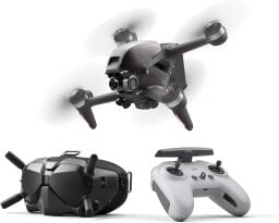DJI FPV drone with controller and goggles
