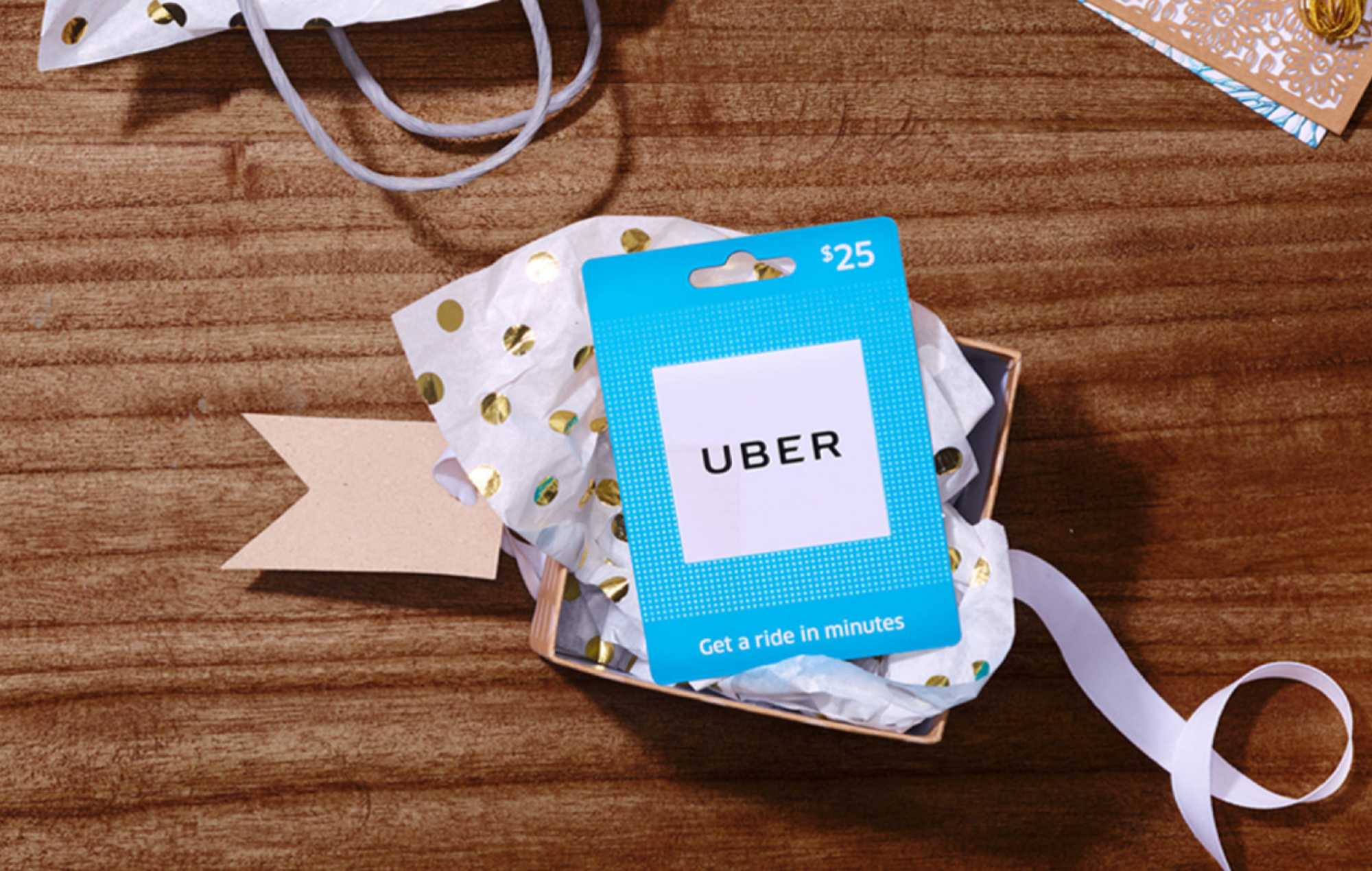 a gift card to uber