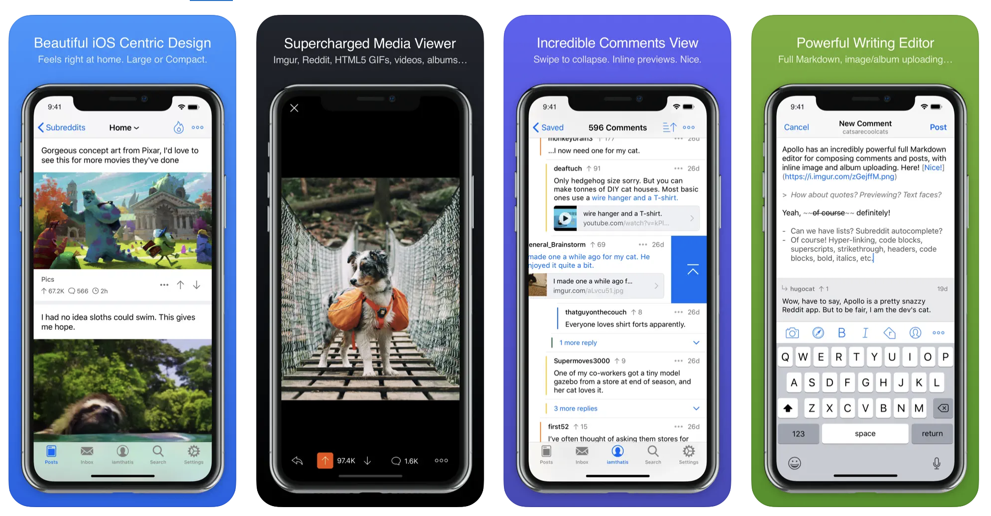 Screenshot of Apollo for Reddit