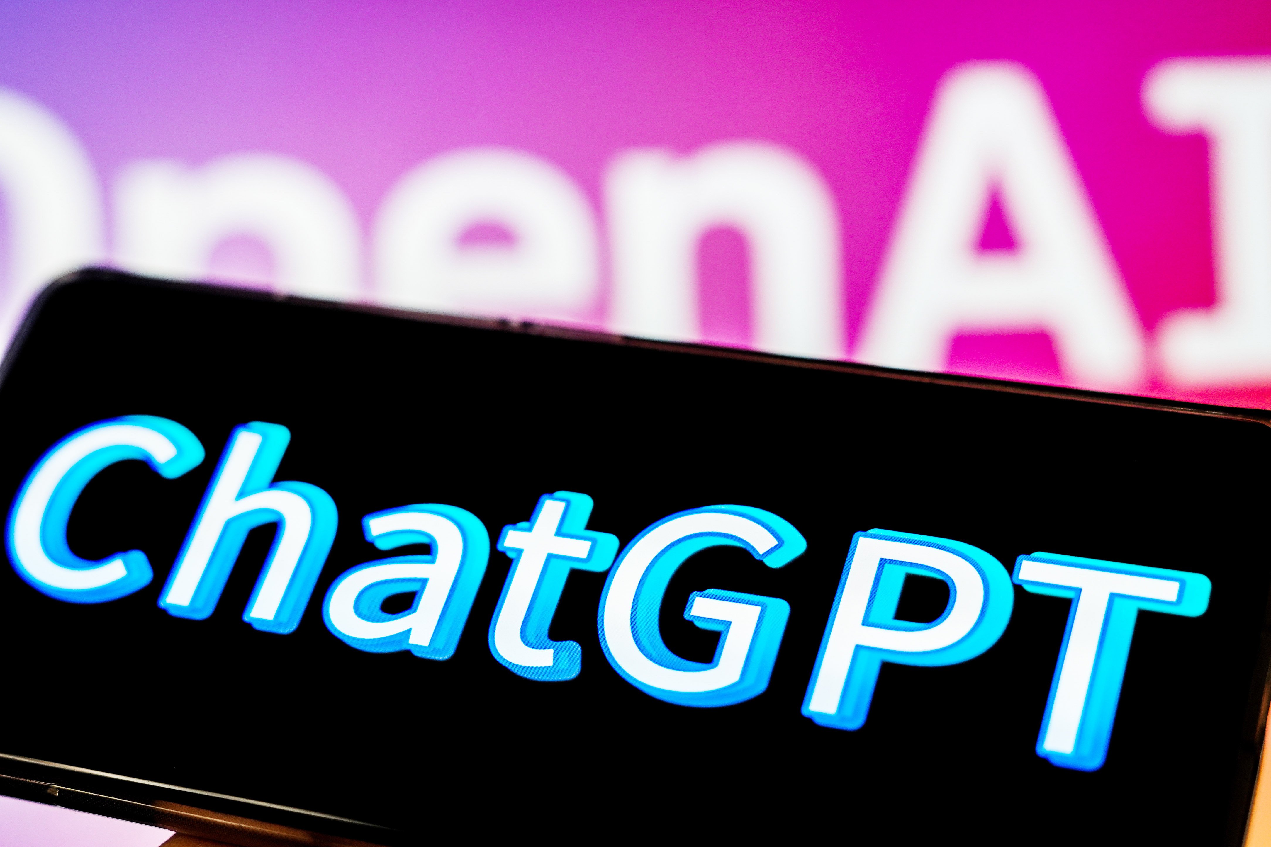 ChatGPT on mobile phone