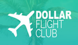 dollar flight club logo with teal background