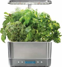 aerogarden harvest elite garden filled with herbs