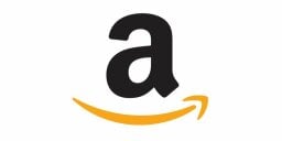 Amazon logo on white background
