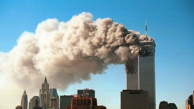 Twin Towers on September 11, 2001