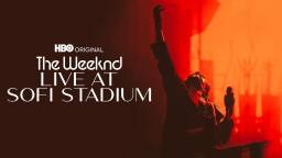 'The Weeknd: Live at SoFi Stadium' title card 