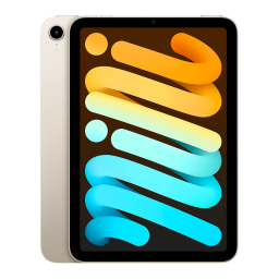 Apple iPad Mini (6th generation) on white background