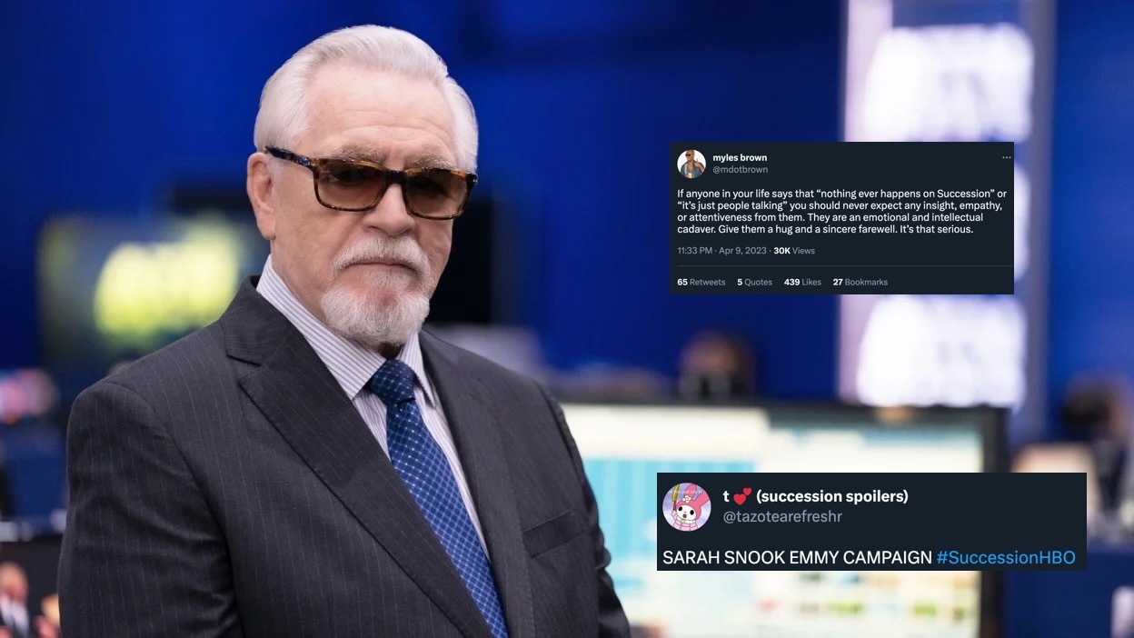 brian cox as logan roy and tweets about the latest succession episode