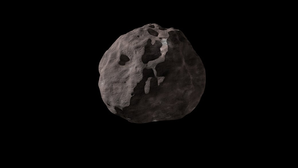 a conception of the trojan asteroid Polymele