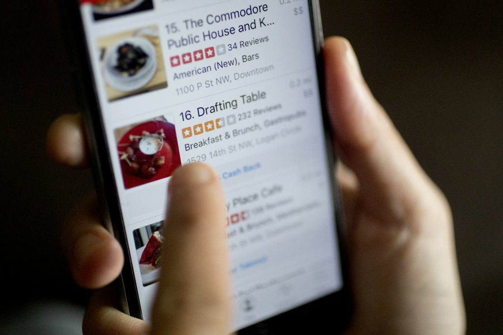 Yelp app