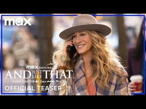 Carrie Bradshaw talking on the phone.
