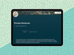 Gigrove on tablet