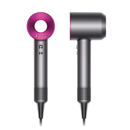 Dyson Supersonic hair dryer on white background
