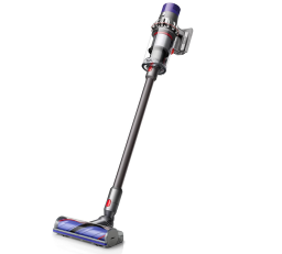 cordless stick vacuum cleaner against a white background