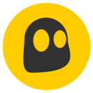 the cyberghost vpn logo