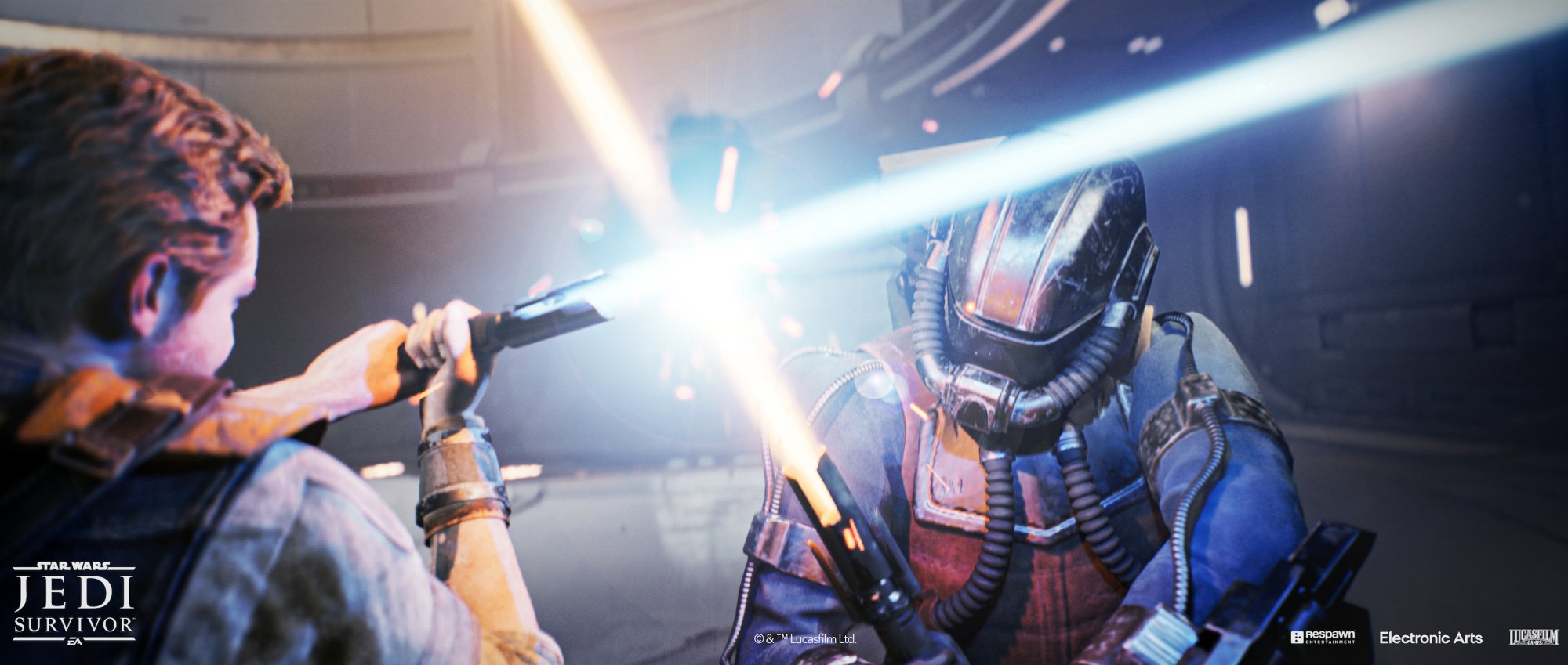 Jedi Survivor lightsaber combat screenshot