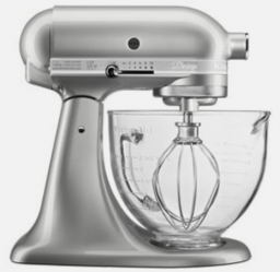 Artisan Design Series 5 Quart Tilt-Head Stand Mixer with Glass Bowl