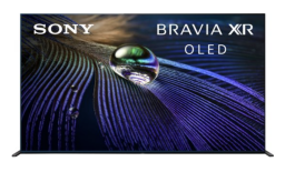 Sony TV with feather and water droplet screensaver