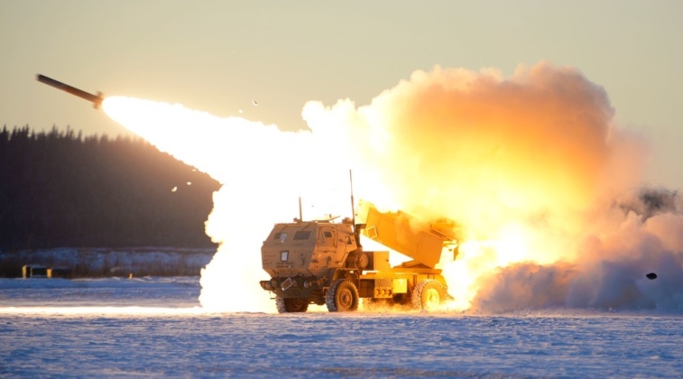 Launch From HIMARS Rocket Artillery System