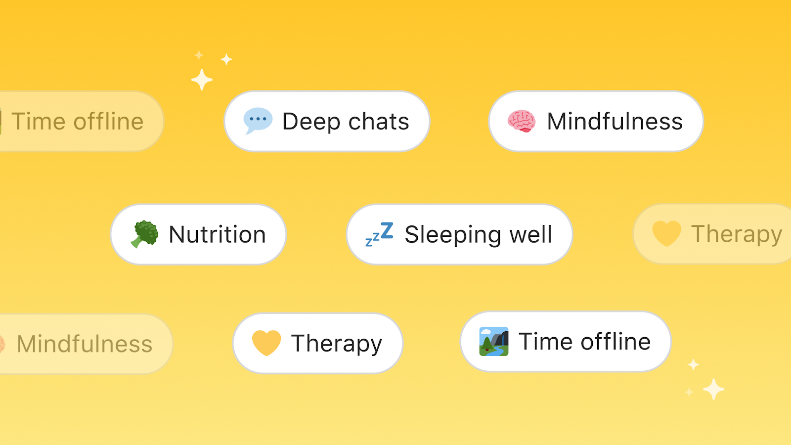 bumble badges that read