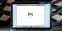 Laptop with gmail
