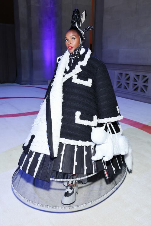 Janelle Monáe attends The 2023 Met Gala Celebrating "Karl Lagerfeld: A Line Of Beauty" at The Metropolitan Museum of Art on May 01, 2023 in New York City.