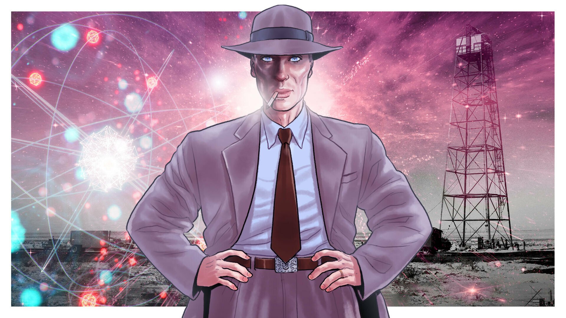 An illustration of Oppenheimer