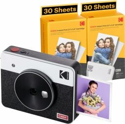 Kodak Mini Shot 3 camera with two packs of photo paper