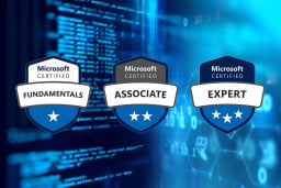 Microsoft certification logos