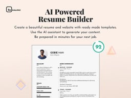 Example AI-generated resume.