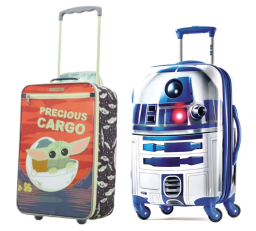 two designs from american tourister's star wars collection