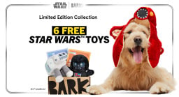promo art for barkbox's star wars day deal