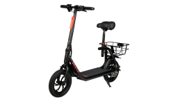 Hyper 36V Skute Commute 12" Seated Electric Scooter with Basket, 250W Motor