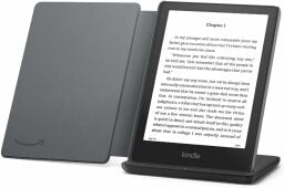 Black Kindle Paperwhite Signature Edition Essentials Bundle with case