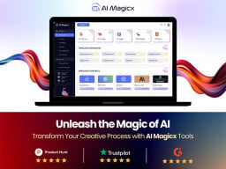 AI MagicX infographic showing features