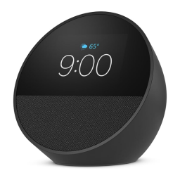 Amazon Echo Spot on white background