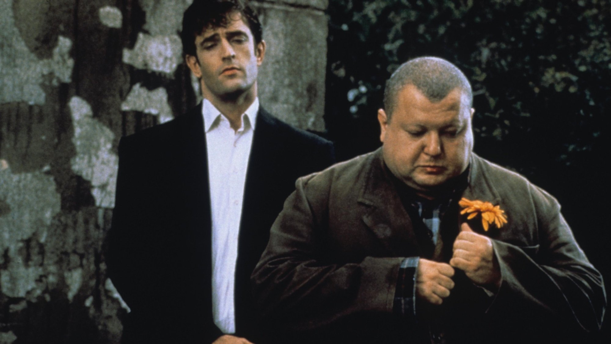 Rupert Everett and Francois Hadji-Lazaro in "Cemetery Man."